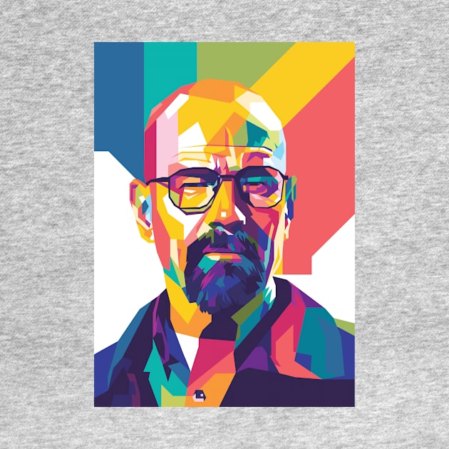 WPAP Walter white Heisenberg by godansz